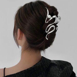 Target Unique Bargains Women's Metal Hair Claw 4.65"x1.85"x1.42" 1Pc